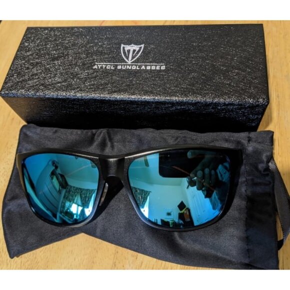 Men's Retro Metal Frame Driving Polarized Sunglasses For Men Sun glasses - Picture 1 of 1